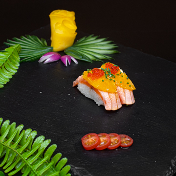 Saumon flambé